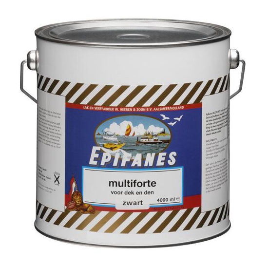 Afbeeldingen van Epifanes Multiforte zwart per 4 liter