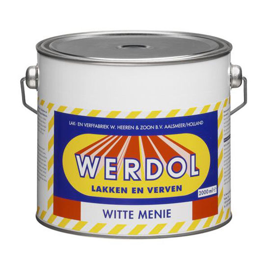 Afbeeldingen van Werdol witte menie per 2 liter