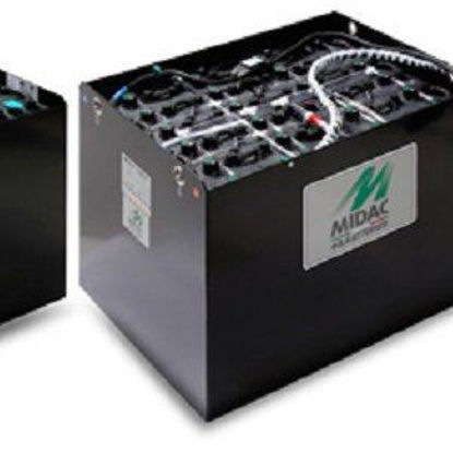 Afbeeldingen van Tractiebatterij 12x 2V Midac, 630Ah/C5, 810Ah/ C20