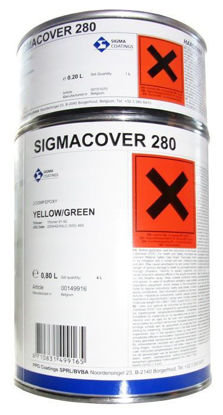 Afbeeldingen van Sigma cover 280 set a 4 liter yellow geen